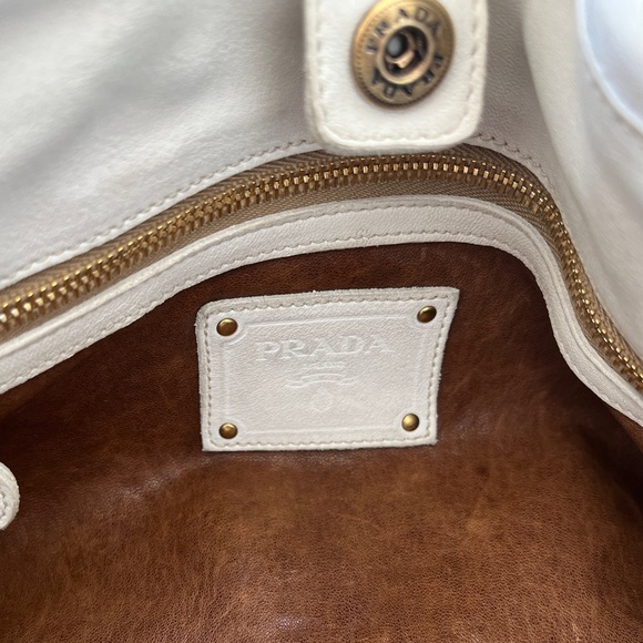 Prada Leather Studded Shoulder Bag - Picture 9 of 9